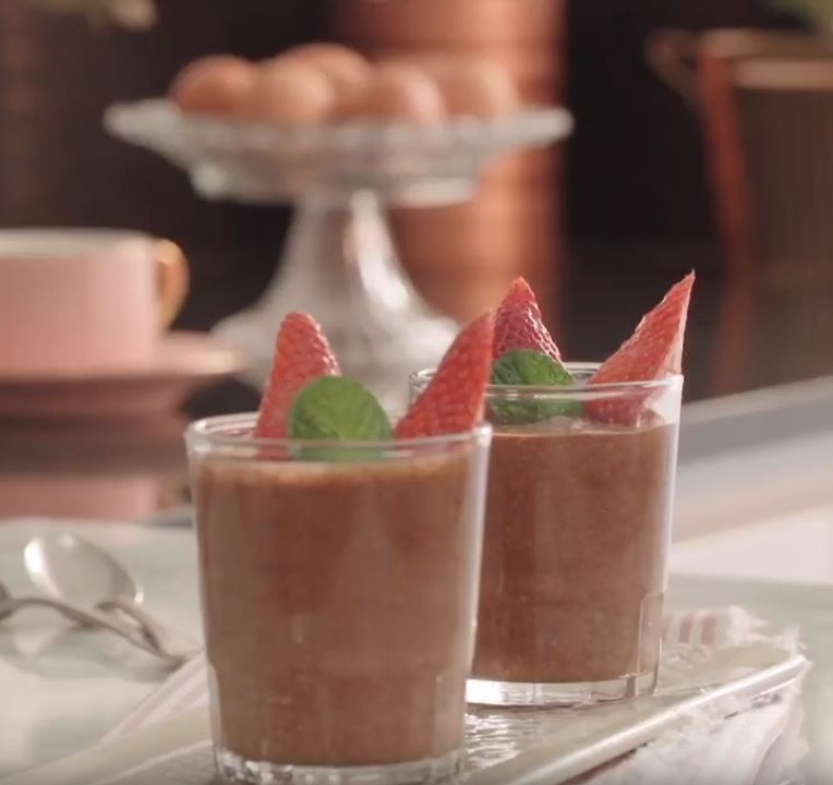 Receta de Mousse de chocolate sin azúcar para diabéticos