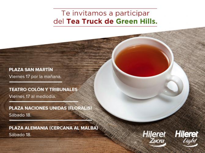 ¡Hileret te invita al Tea Truck de Green Hills!